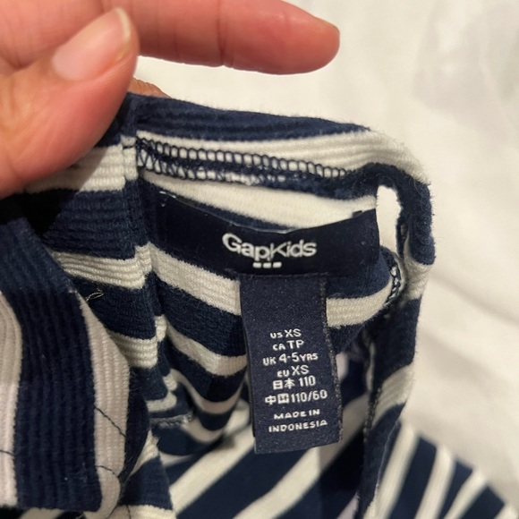 Baby GAP Kids Navy and White Striped Top - Picture 5 of 5